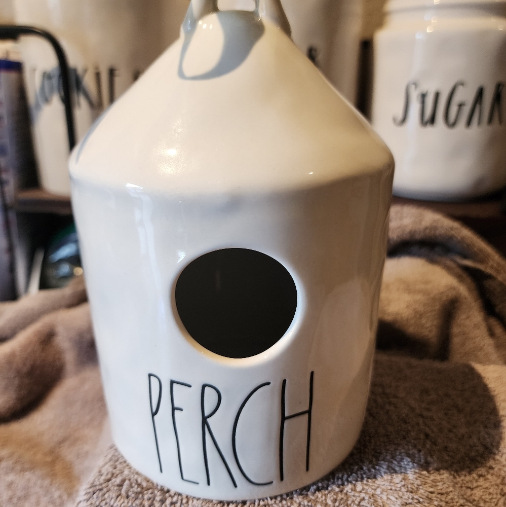 Rae dunn perch birdhouse